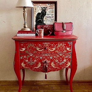 Трафарет - Клубничный воришка - Фотография интерьере 7