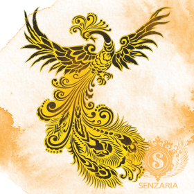 Трафарет - Птица счастья